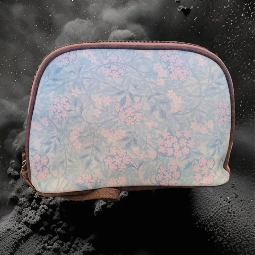 Sweet‎ And Candy Purple Sweet Candy Printed Travel Toiletries Bag NWT Makeup Bag